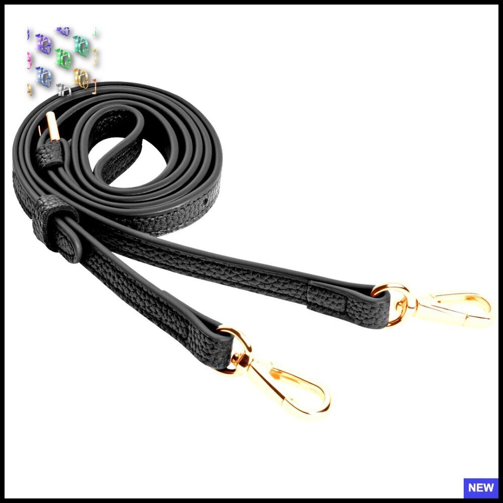 Adjustable Crossbody Purse Strap Replacement Thin Handmade PU Leather Strap